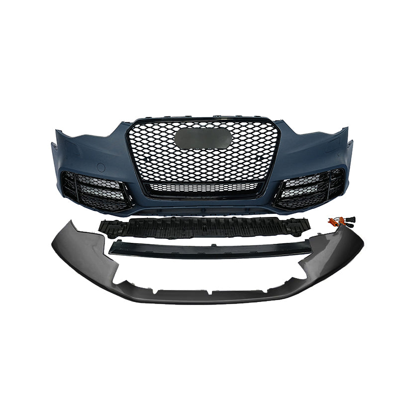2012-2016 RS5 Style Front Bumper For Audi A5/S5 B8.5 / Honeycomb Grille