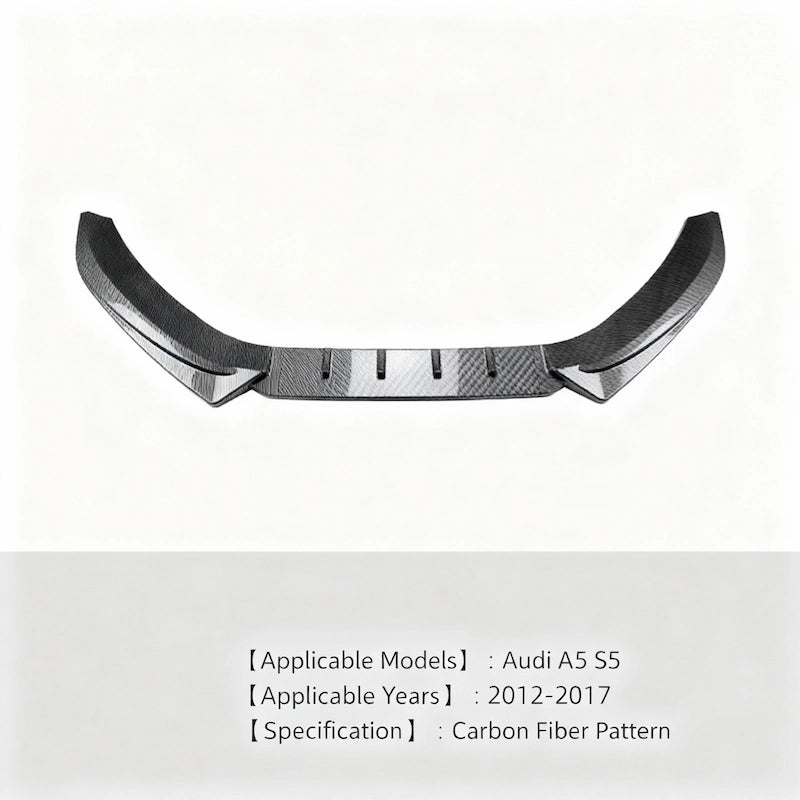 2012-2017 Audi A5/S5 B8.5 Front Lip - S-Line Bumper Lip Spoiler