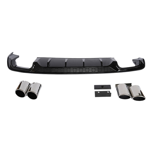 2017-2019 for Audi A3 8V.5 No-Line S3 rear diffuser