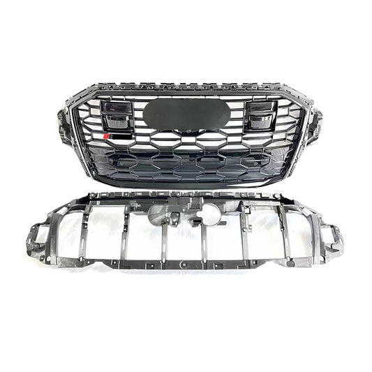 2020-2023 Q7 4M.5 Gloss Black ABS Grille with ACC Hole
