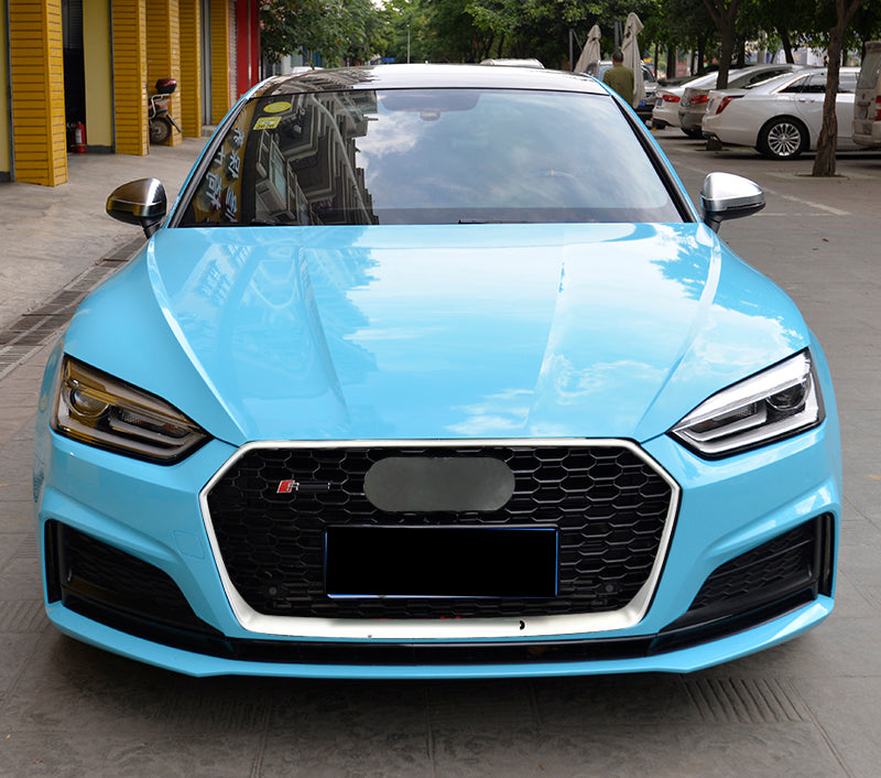 A5/S5 RS5 Style Gloss Black Grille for Installation Diagram