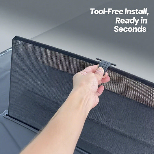 Audi side window covers for heat