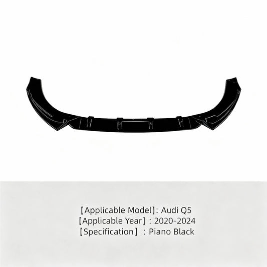 Gloss black bumper lip Audi Q5 2022