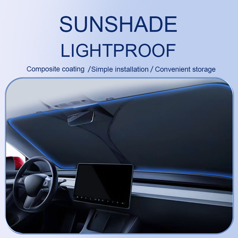 Heat reduction sunshade
