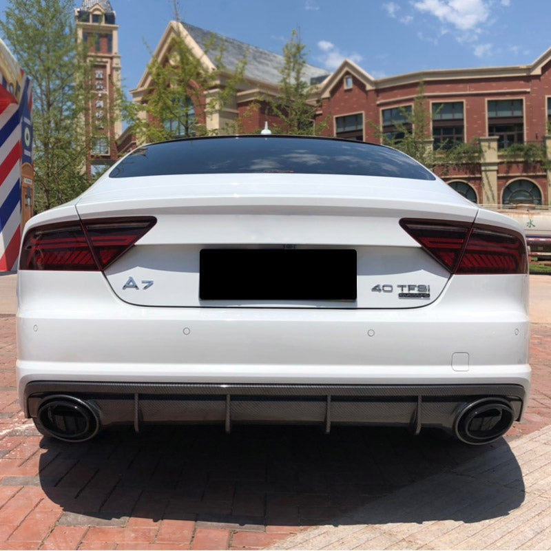 No S-Line Audi A7 C7.5 diffuser