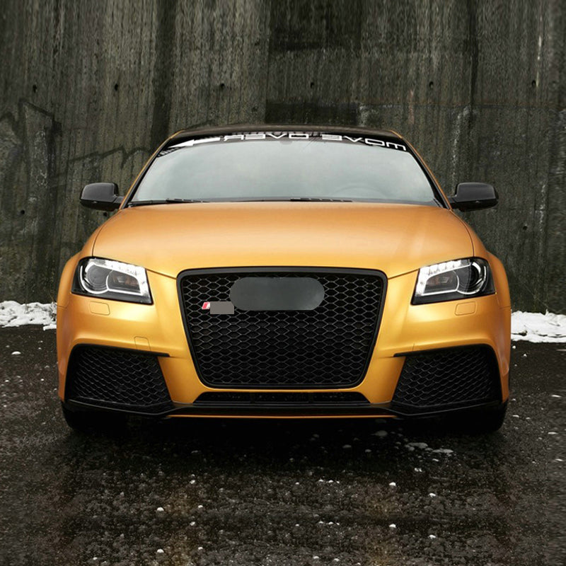RS3 style front fascia for A3/S3 8P.5 fog light compatible