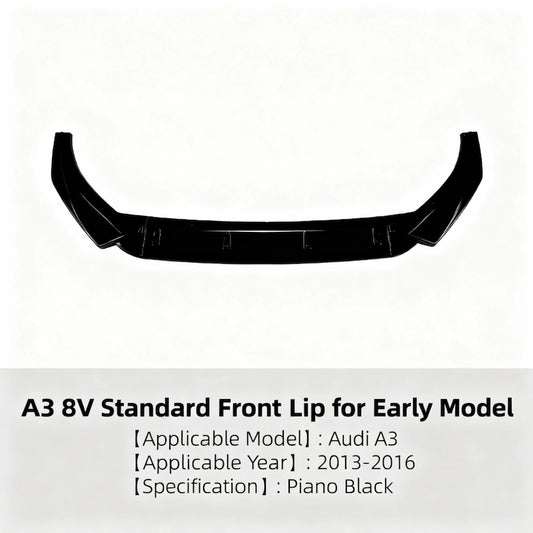 Sporty Look - 2016 Audi A3 8V Non-S-Line Front Lip Upgrade