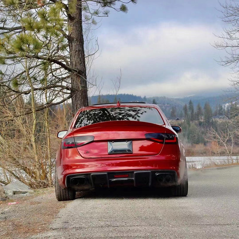 carbon fiber rear diffuser for Audi A5 B8