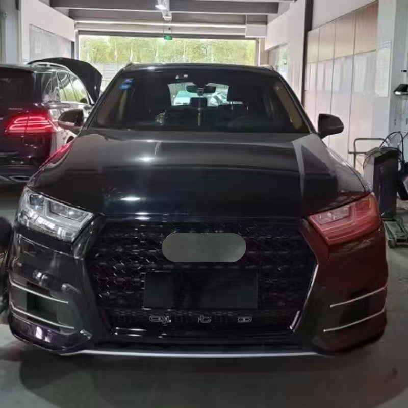 Parrilla delantera estilo RSQ7 (2016-2019) para Audi Q7/SQ7 4M | Sin opción de marco inferior | Envío de repuestos con FedEx