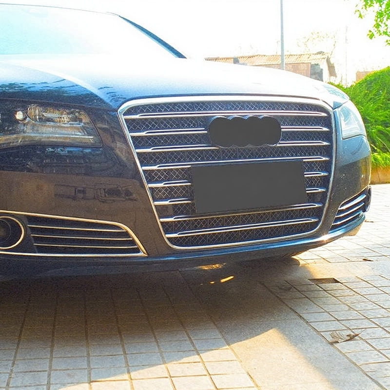 gloss black stainless steel mesh grille for Audi S8 D4
