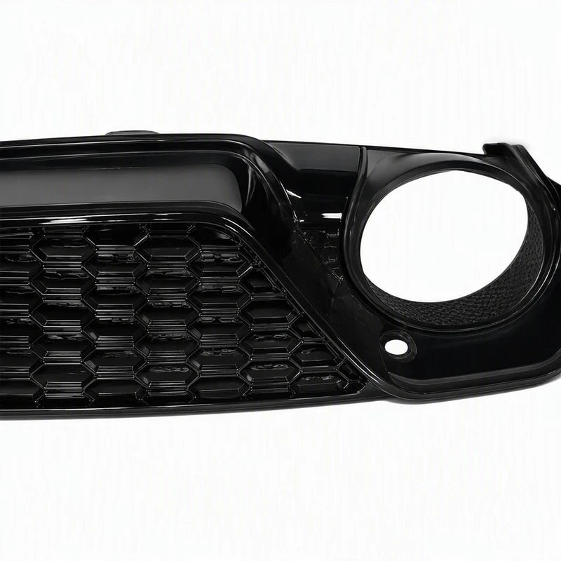 Audi A6 S6 C8 RS6 Rear Diffuser Honeycomb Mesh and Exhaust Opening Close-Up Detail