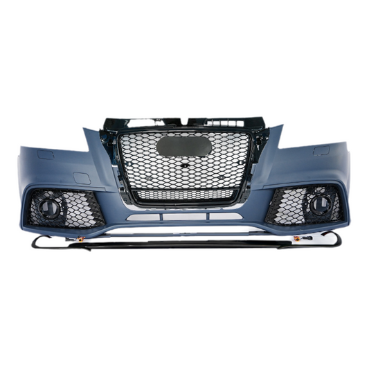 2008-2012 RS3 Style Front Fascia Bumpers for Audi A3/S3 8P.5 | With/Without Fog Light Holes | US Warehouse Bulk Discounts | Fast FedEx Delivery