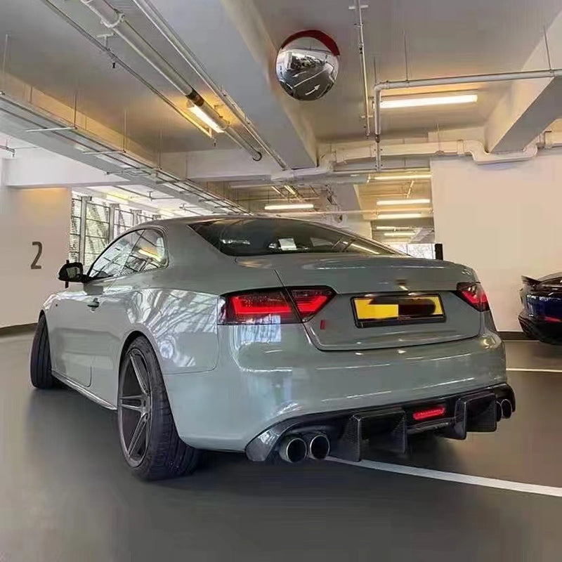 2009-2011 S5 B8 diffuser with tailpipe
