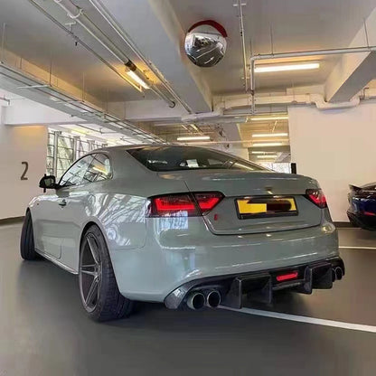 2009-2011 S5 B8 diffuser with tailpipe