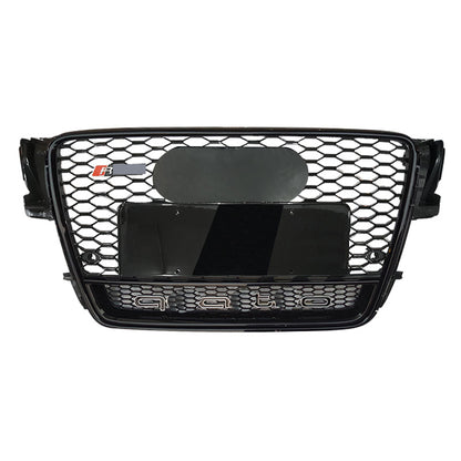 2009-2011  black mesh grille with lower frame for Audi A5/S5 B8