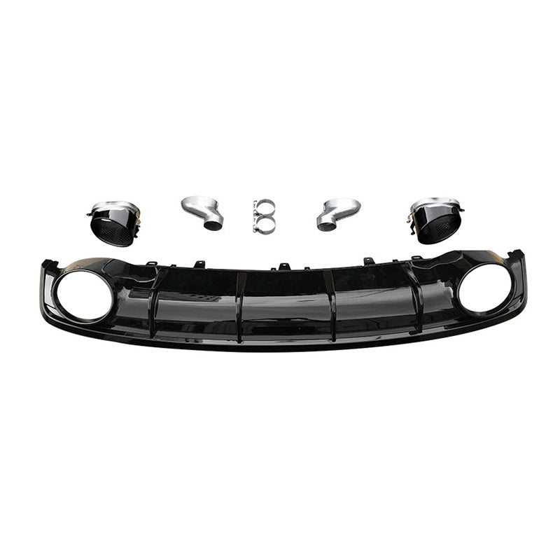2012-2015 Audi A6 C7 Non S-Line rear diffuser