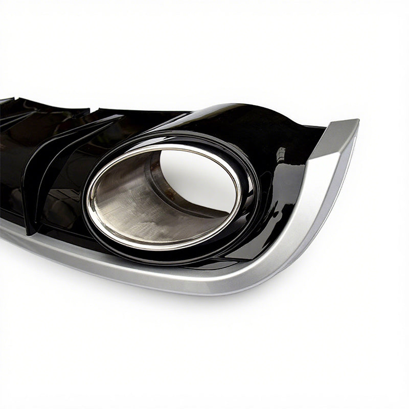 2012-2015 C7 Non S-Line rear diffuser with tailpipe