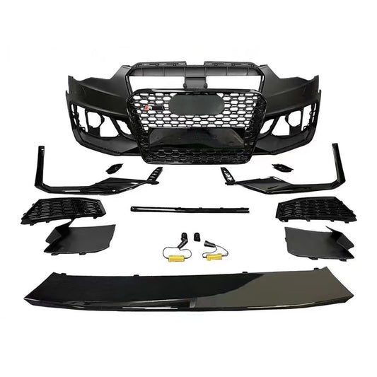2012-2016 Front Bumper Conversion Kit to 17-19 RS5 B9 Style For Audi A5/S5 B8.5