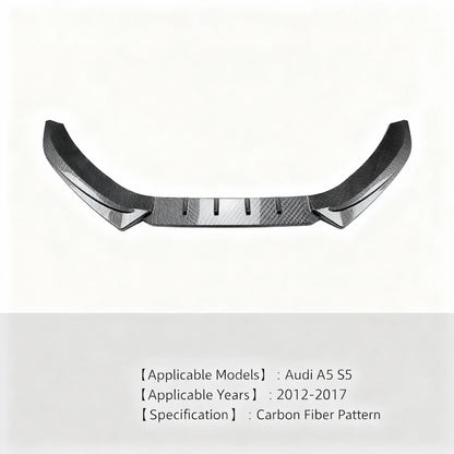 2012-2017 Audi A5/S5 B8.5 Front Lip - S-Line Bumper Lip Spoiler