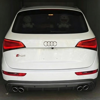 2013-2018 For Audi Q5 8R.5 S-Line Rear Diffuser With Quad Exhaust Tips