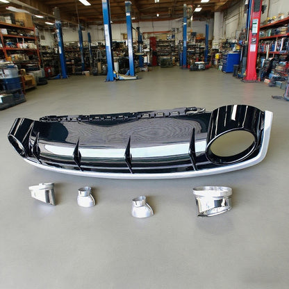  2016-2019 SQ7 4M diffuser with tailpipe