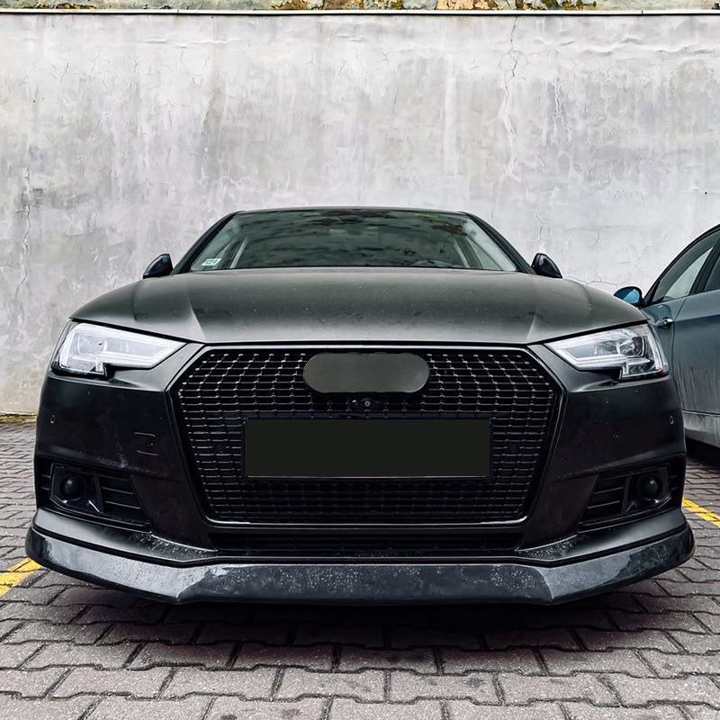 2017-2019 Audi A4L/S4 B9 Custom Star Style Glossy Black Grille