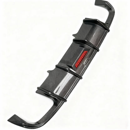 2017-2019 Audi A4 S4 carbon fiber rear diffuser