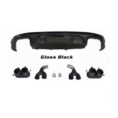 2017-2021 Audi Q5 B9 SQ5 rear diffuser