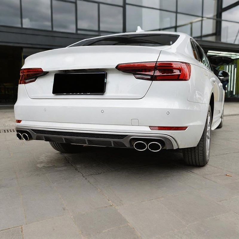 2017 Audi A4 B9 OEM-grade rear diffuser conversion