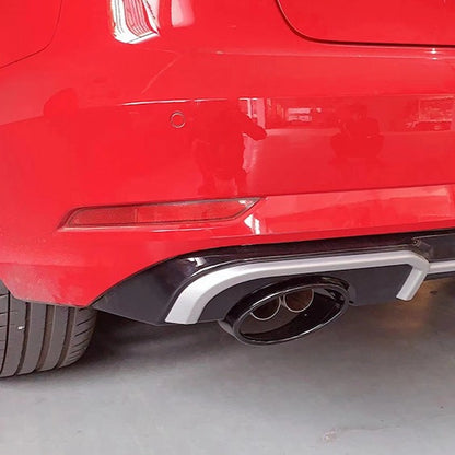 2018 Audi A3 8V.5 Non S-Line Silver Trim Diffuser