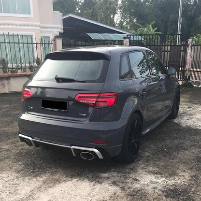 2018 Audi A3 8V.5 S-Line Black Rear Diffuser