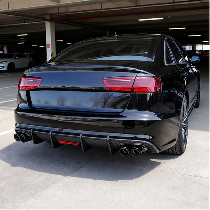 2018 Audi S6 C7.5 rear diffuser with tailpipe fast shipping