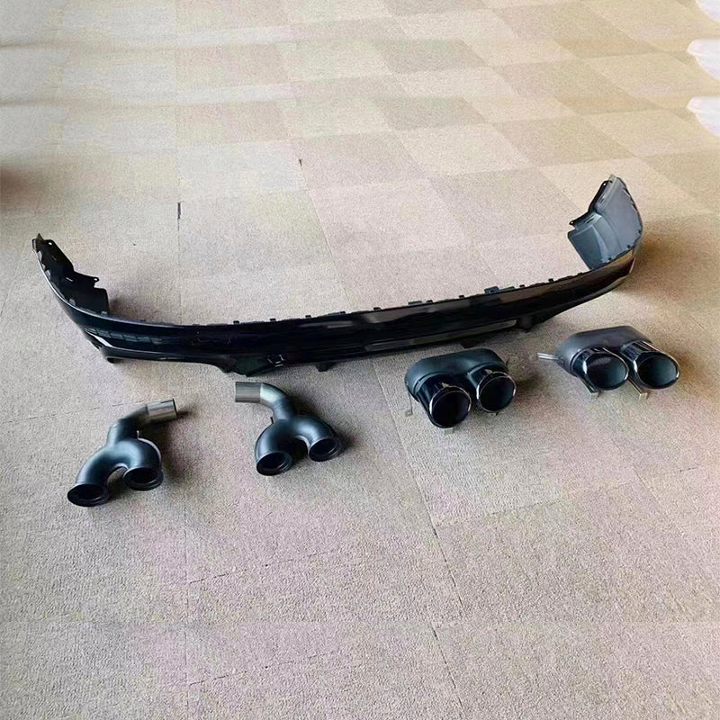 2019-2021 Audi Q5 B9 SQ5 Rear Diffuser & Exhaust Tips - Q5 B9 Rear Diffusers