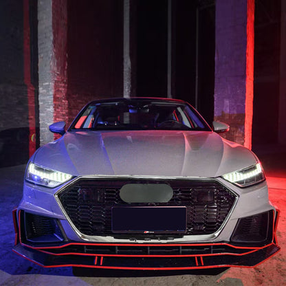2019-2025 custom grille for Audi A7/S7 C8 no emblem ACC