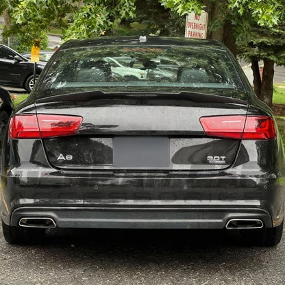 2019+ Audi A6/S6 C8 Real Carbon Fiber V-Style Trunk Spoiler