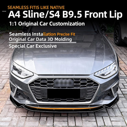 2020-2024 Audi A4 B9.5 S-Line front splitter
