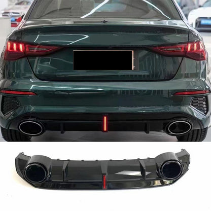 2020-2024 rear diffuser for Audi A3
