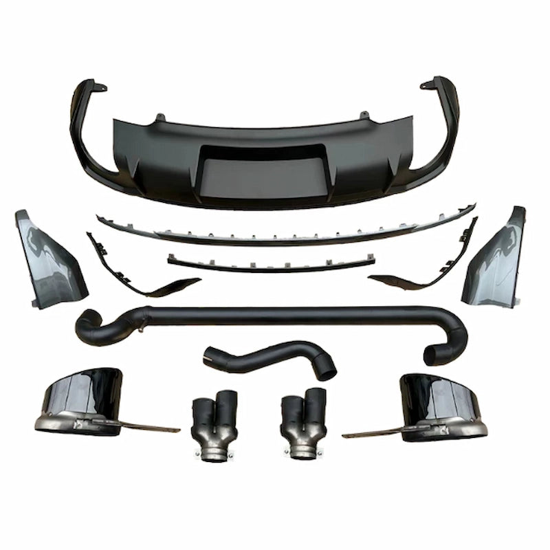2020-2025 Audi Q3 F3 RSQ3 style rear diffuser and exhaust tip kit – complete set