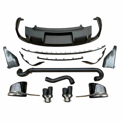 2020-2025 Audi Q3 F3 RSQ3 style rear diffuser and exhaust tip kit – complete set