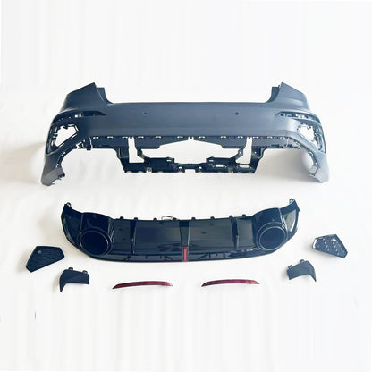 2020 - 2024 Audi A3/S3 8Y sport - style rear bumper diffuser exhaust tips US stock