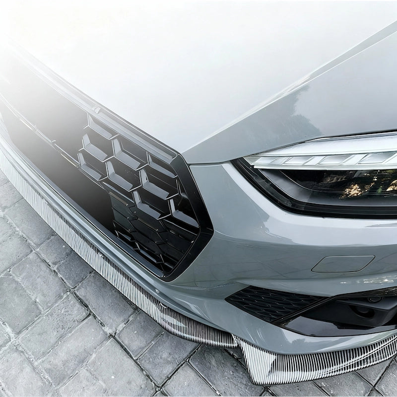2023 Audi S5 B9.5 S-Line Front Splitter - Aggressive Carbon Style