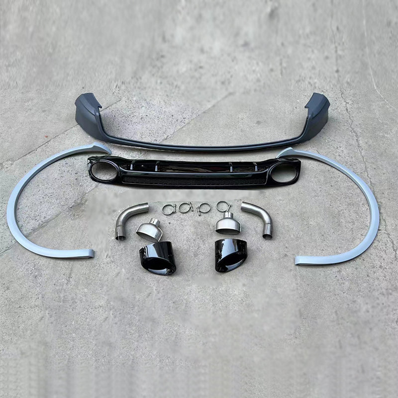 2025 Audi Q5 B9.5 bolt-on RSQ5 rear diffuser