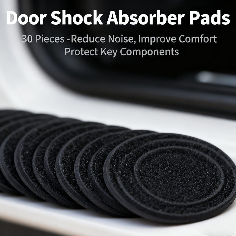 30 Pack Car Door Shock-Absorbing Gasket - Noise Reduction & Component Protection for Quieter Closure