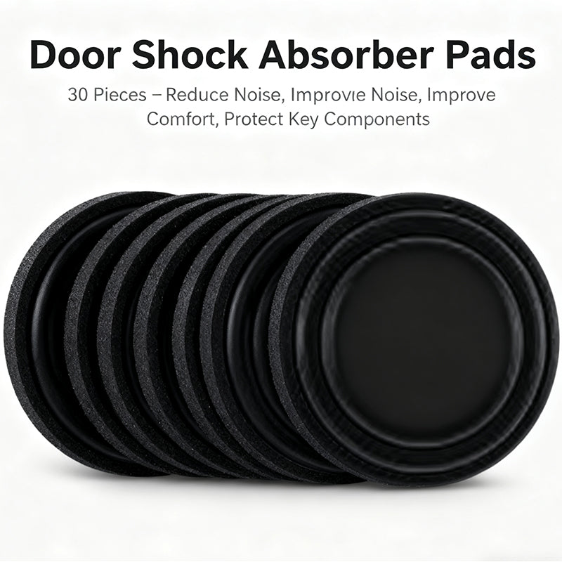 30 Pack Car Door Shock-Absorbing Gasket - Noise Reduction & Component Protection for Quieter Closure