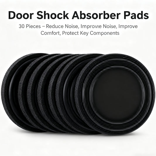 30 Pack Car Door Shock-Absorbing Gasket - Noise Reduction & Component Protection for Quieter Closure