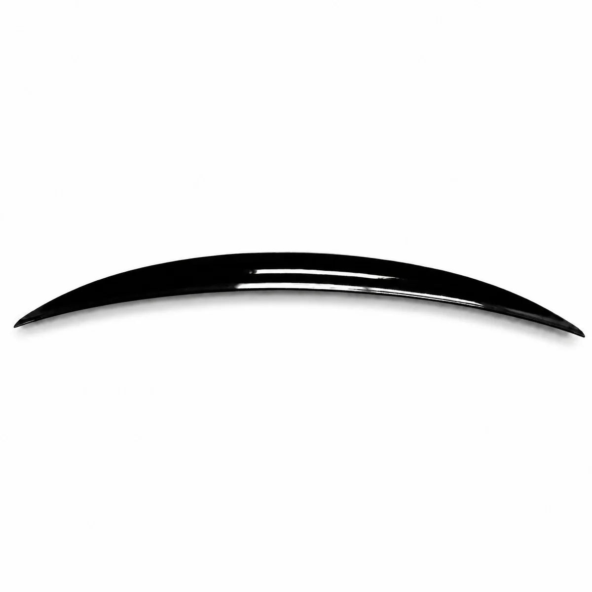 2017-2024 Audi A5 S5 B9 K Style Arc Trunk Spoiler Gloss Black - White Background Product Display