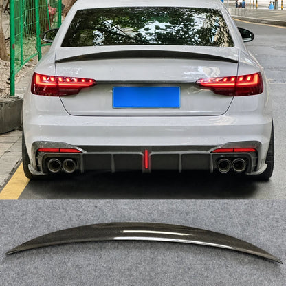 2017-2025 Audi A4 S4 K Style Arc Trunk Spoiler - Product Display