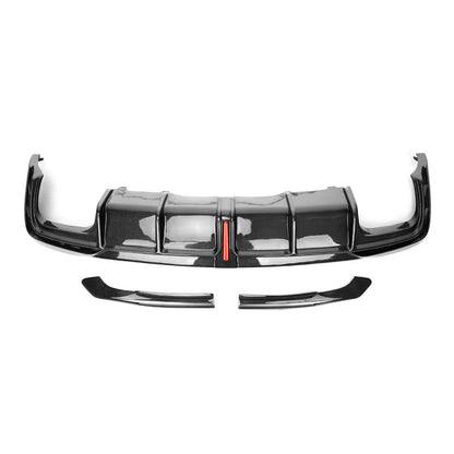 Audi S4 B9.5 Carbon Fiber Rear Diffuser - Installed View 1
