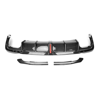 Audi S4 B9.5 Carbon Fiber Rear Diffuser - Angle View