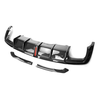 Audi S4 B9.5 Carbon Fiber Rear Diffuser - Close-up